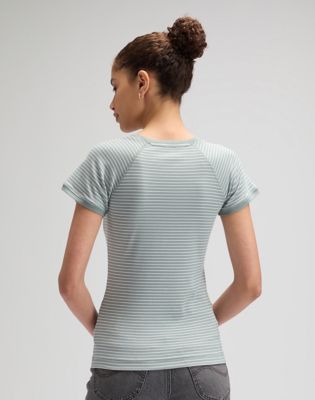 Lee Slim Baby Tee Desert Sage Stripe, Lee
