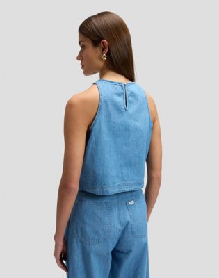 Regular Boxy Sleeveless Top in Companion Piece