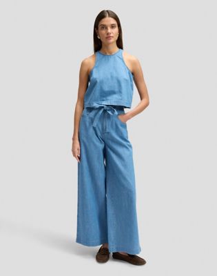 Regular Boxy Sleeveless Top in Companion Piece