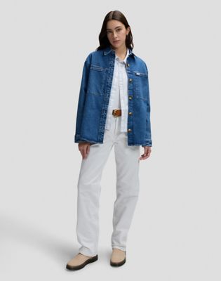 Workwear Relaxed Utility Overshirt in Sticking Point
