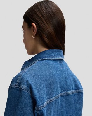 Workwear Relaxed Utility Overshirt in Sticking Point