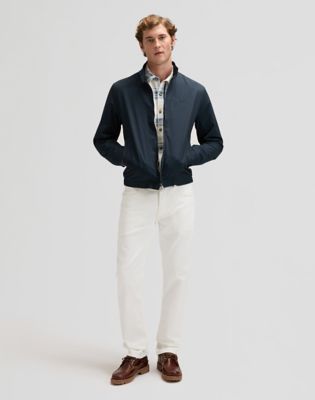 Regular Leesure Shirt Deep Sea Plaid, Lee