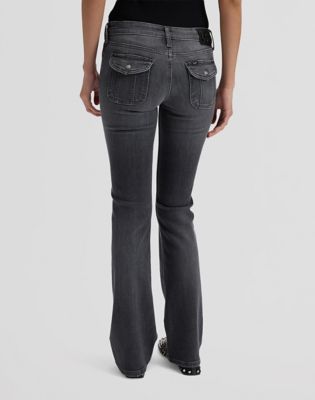 Jessica Bootcut Flap Pocket Jean in Current Affair