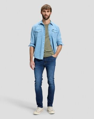 Luke Slim High Stretch Jean in Dark Force