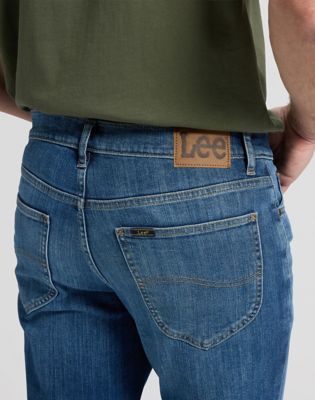 Lee Herenjeans West, regular straight fit, rechte pijpen, Clean Black, 36W x 34L