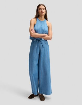 Regular Pleated Lightweight Trousers in Companion Piece