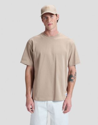 Workwear Relaxed Boxy Tee in Perfect Khaki