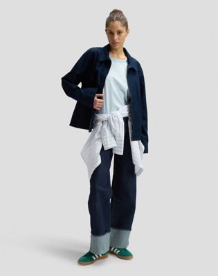Relaxed Boxy Lee Tee in Beau Blue