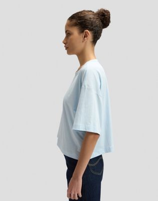 Relaxed Boxy Lee Tee in Beau Blue