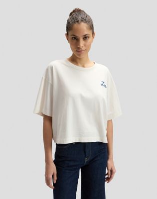 Relaxed Lee Good Day Tee in Ecru