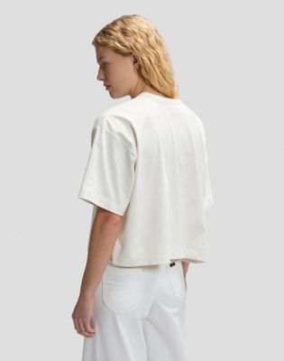 Relaxed Lee Crafted Tee in Ecru