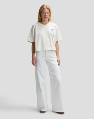 Relaxed Lee Crafted Tee in Ecru
