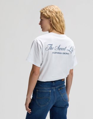 Lee Relaxed Modern Maker Tee Bright White, Lee