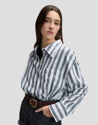 Loose Shirt in Rivet Navy