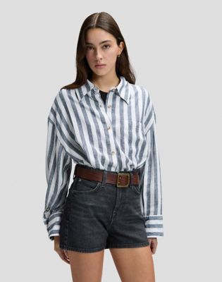 Loose Shirt in Rivet Navy