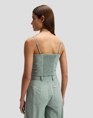 Lee Slim Strappy Tank Desert Sage Taille XS