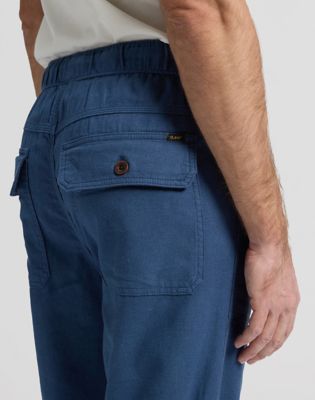 Utility Drawstring Relaxed Pant in Academy Blue