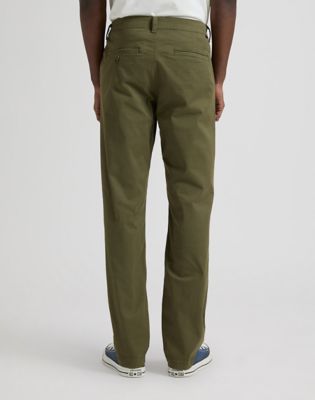 Lee Lightweight Regular Chino Pant Olive Moss, Lee