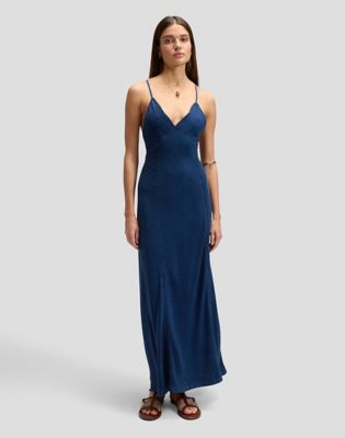 lightweight evening dresses Amoris T715W Simple Long Bridal Gown A Line Wedding Dress – The Dress Outlet