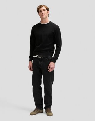 Lee Regular Clean Raglan Sweater Black, Lee