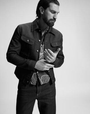 101 Relaxed Vintage Resort Shirt in Algae Floral