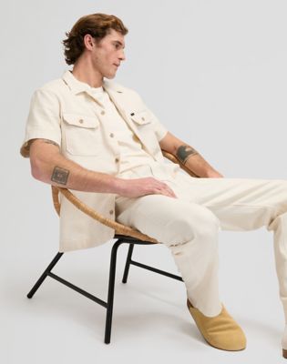 Relaxed Utility Camp Shirt in Natural
