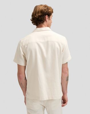 Relaxed Utility Camp Shirt in Natural