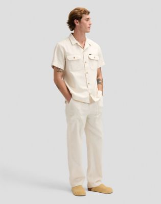 Relaxed Utility Camp Shirt in Natural