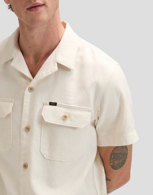 Relaxed Utility Camp Shirt in Natural