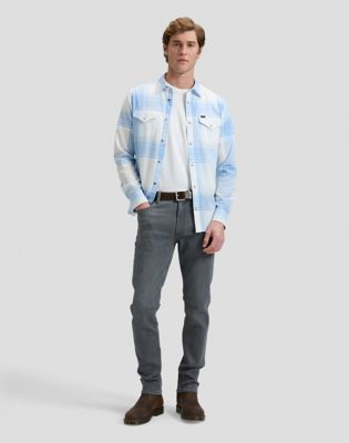 Luke Slim Medium Stretch Jean in Dark Flame