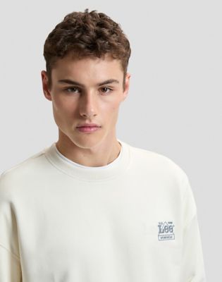 Workwear Essential Relaxed Crew in Natural