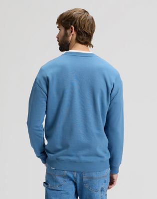 Lee Workwear Relaxed Sweatshirt Work Blue, Lee