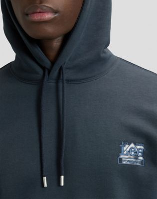 Workwear Relaxed Essential Hoodie in Rebel Navy