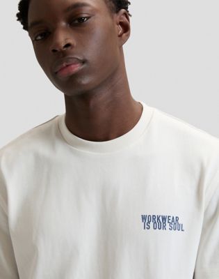 Workwear Relaxed Worker Tee in Natural