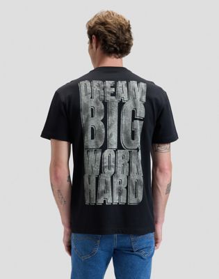 Workwear Relaxed Dream Tee in Black