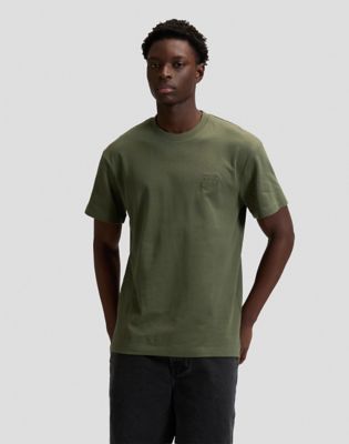 Workwear Essential Relaxed Tee in Oak Moss