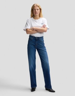 Rider Loose Straight Jean in Navy Cast