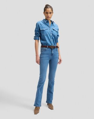 Breese Boot Jean in Sapphire Pond