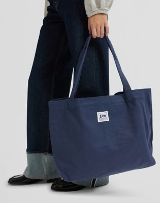 Workwear Beach Tote:Academy Blue:OS main view