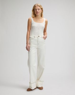 Lee Slim Knitted Tank Ecru, Lee