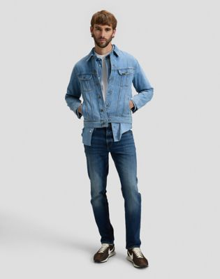 David Regular Tapered Jean in Rusty Rivet