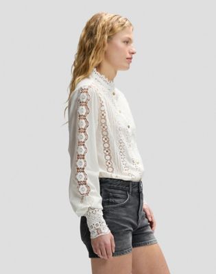 Regular Bohemian Blouse in Bright White