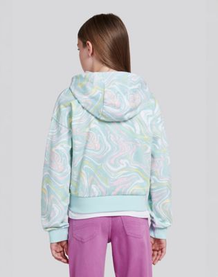 Lee Marble Zip Hoodie Spun Sugar, Lee