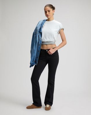 Jessica Bootcut Jean in Black Rinse