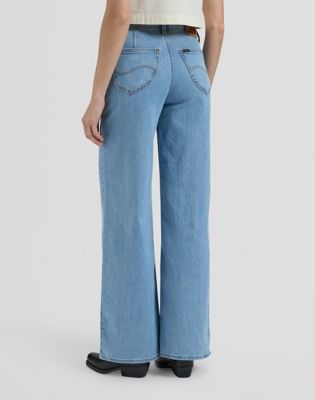 Stella Wide Leg Jean in Water Droplet