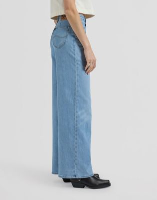 Stella Wide Leg Jean in Water Droplet