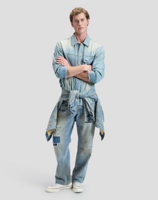 101 Plus Cowboy Jean in Light Shade