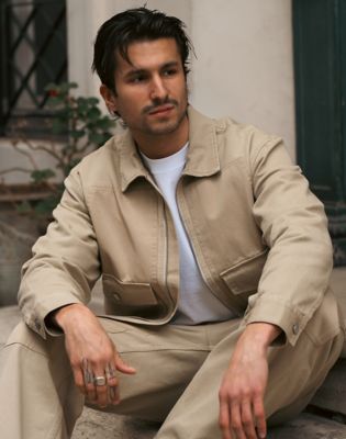 Utility Jacket in Khaki