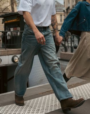 Barrel Jean Mid Shade Größe 31x30 male