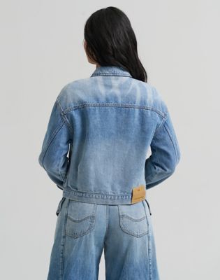 Lee x Feng Chen Wang Cropped Jacket in Light Shade